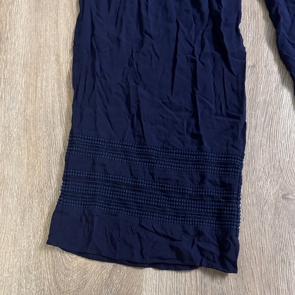 Lilka- Navy Wide-Leg Pants- size small - Picture 2 of 4
